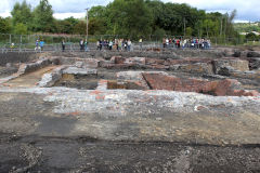 
Foundations of the Sheppard Feldspar washer, Cyfarthfa Ironworks, September 2013